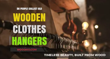 Vintage Wooden Hangers: A Unique Collectible or Forgotten Treasure?