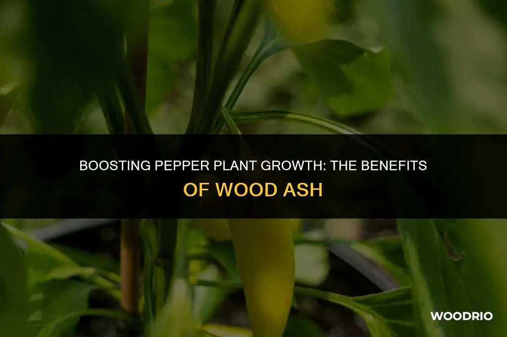 do pepper plants like wood ash