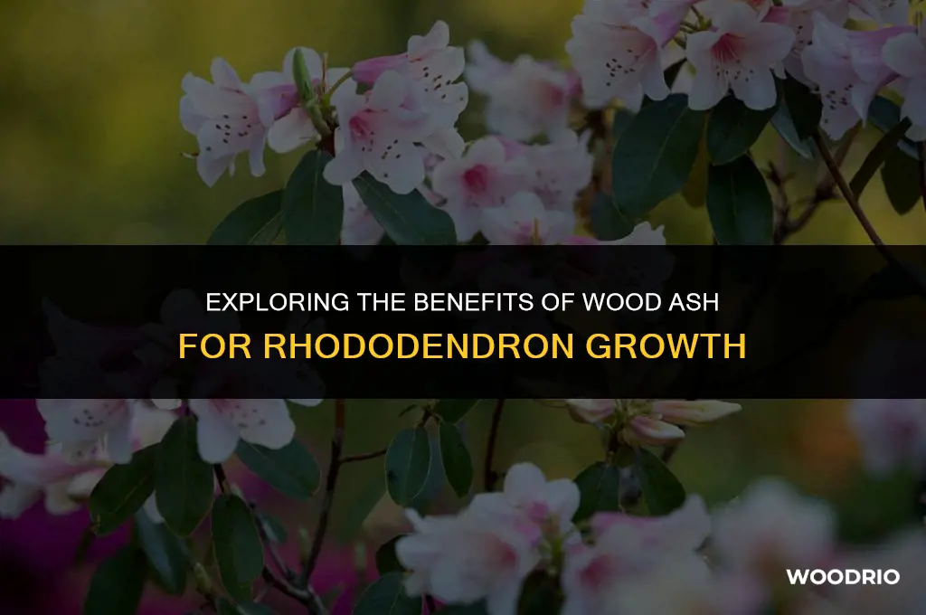 do rhododendrons like wood ash