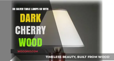 Silver Table Lamps and Dark Cherry Wood: A Stylish Match?