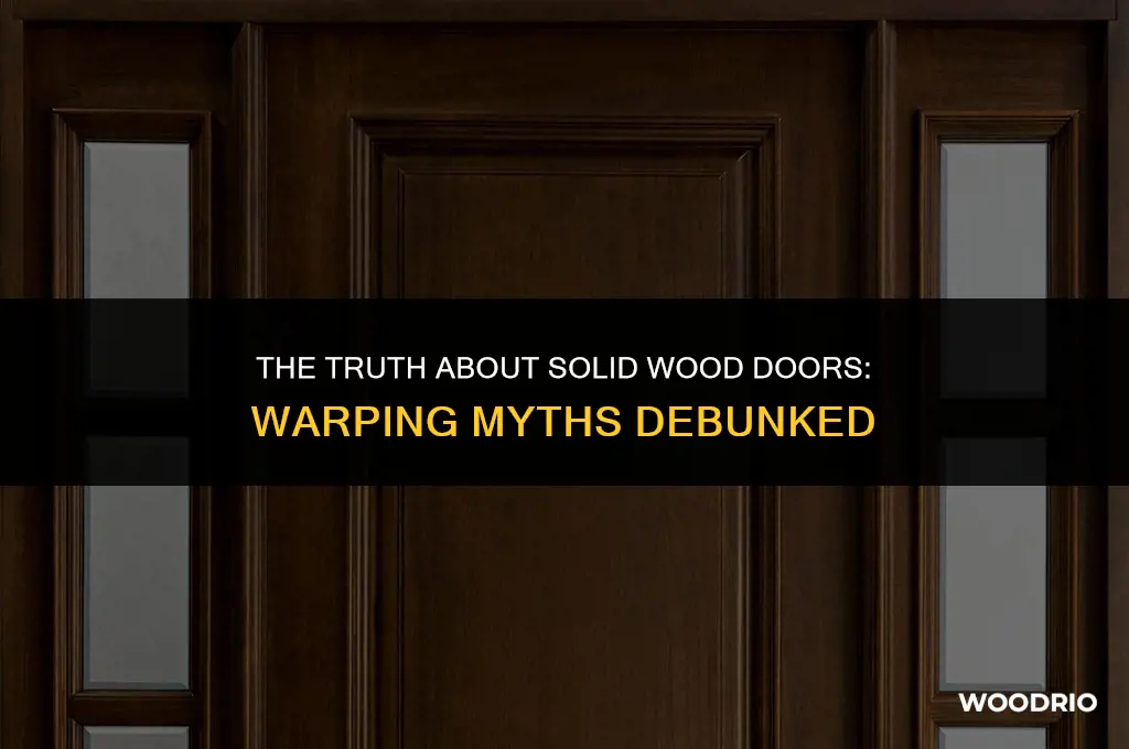 do solid wood doors warp
