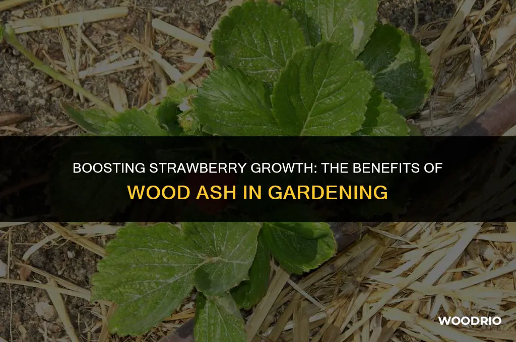 do strawberry plants like wood ash