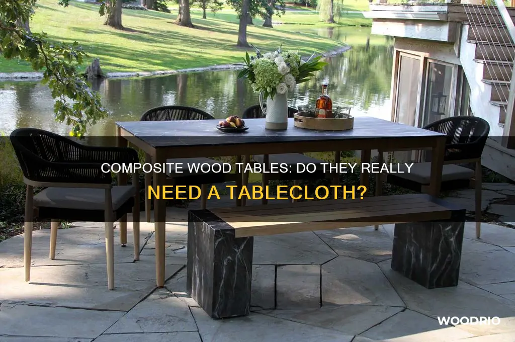 do tables made of composite wood need tablecloth