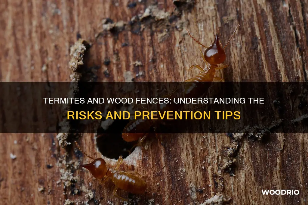do termites eat wood fences