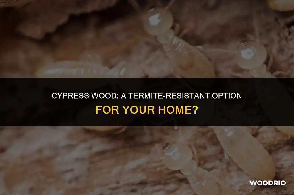 do termites like cypress wood