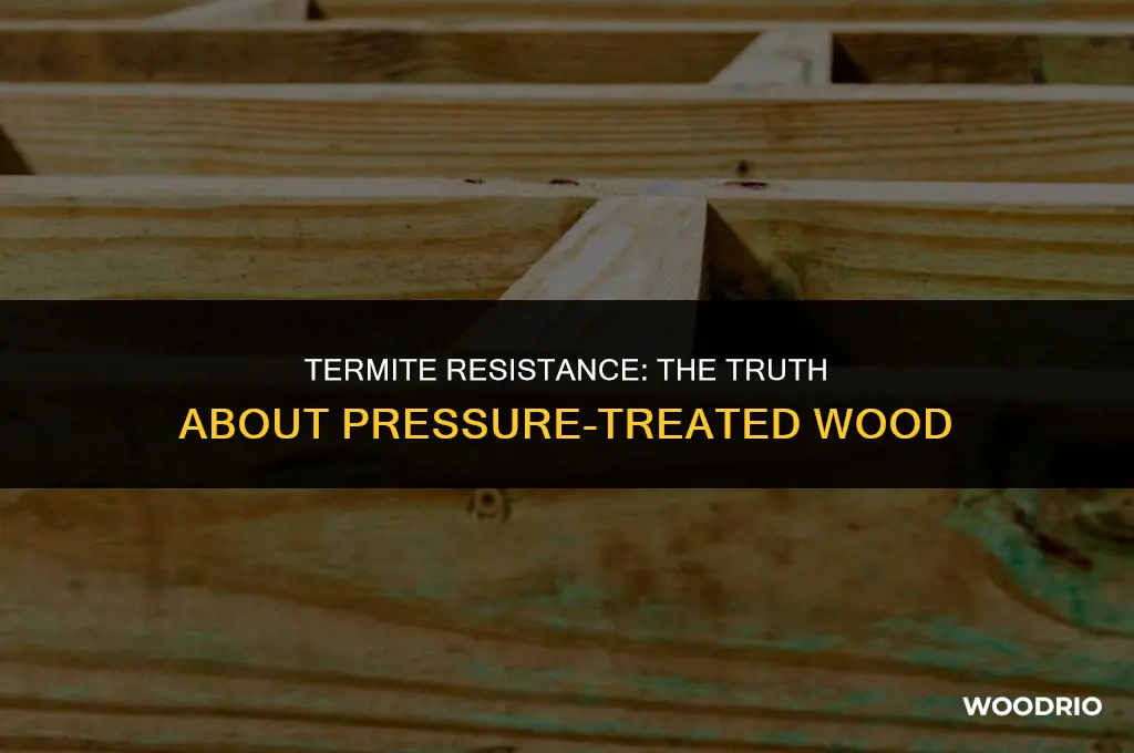 do termites like pressure treated wood