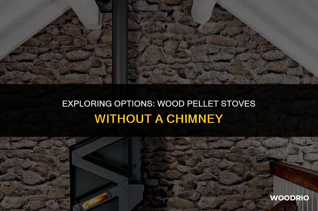 do they make a wood pellet stove without a chimney