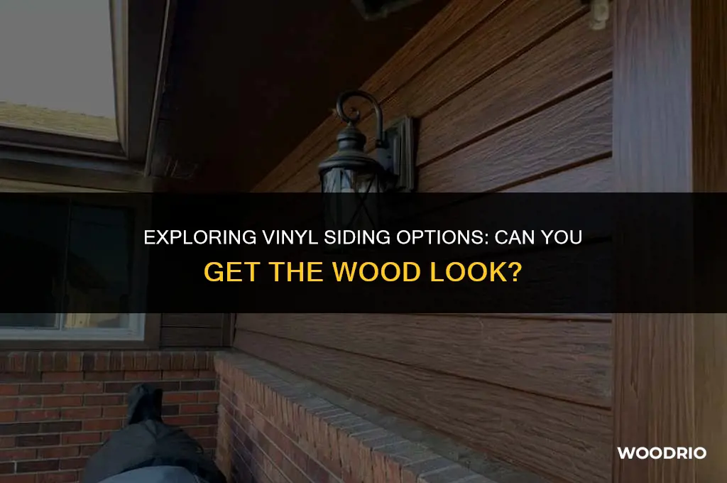 do they make vinyl siding that looks like wood
