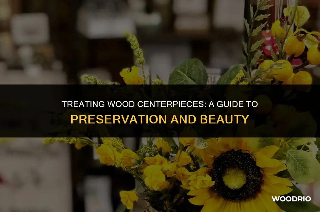 do u have to treat wood centerpieces
