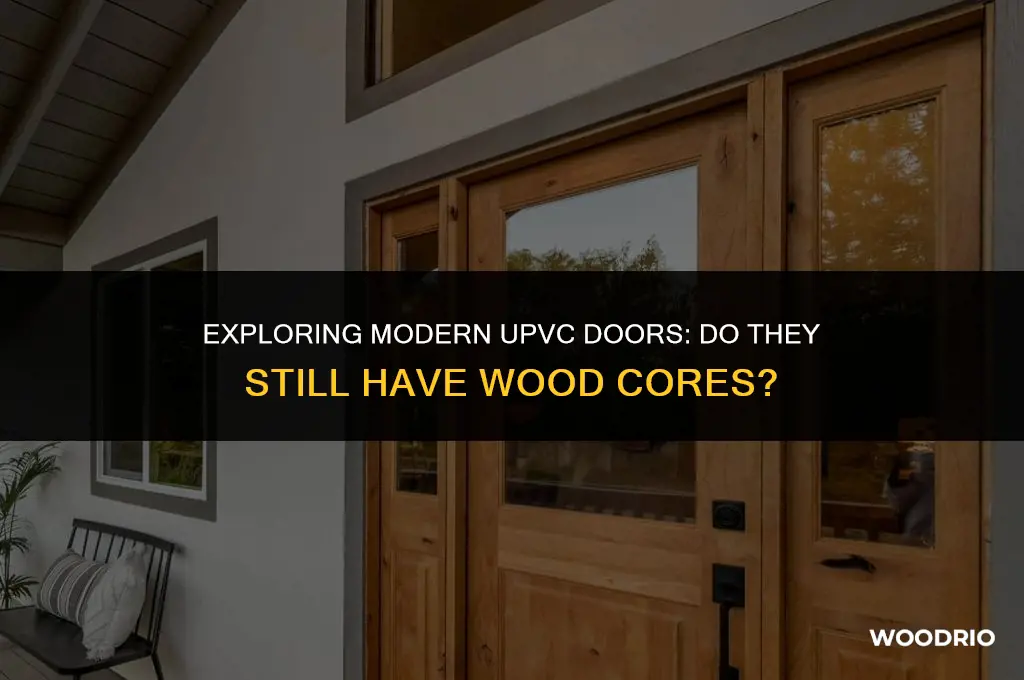 do upvc doors still have wood cores