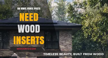 Vinyl Fence Posts: Are Wood Inserts Necessary for Stability?