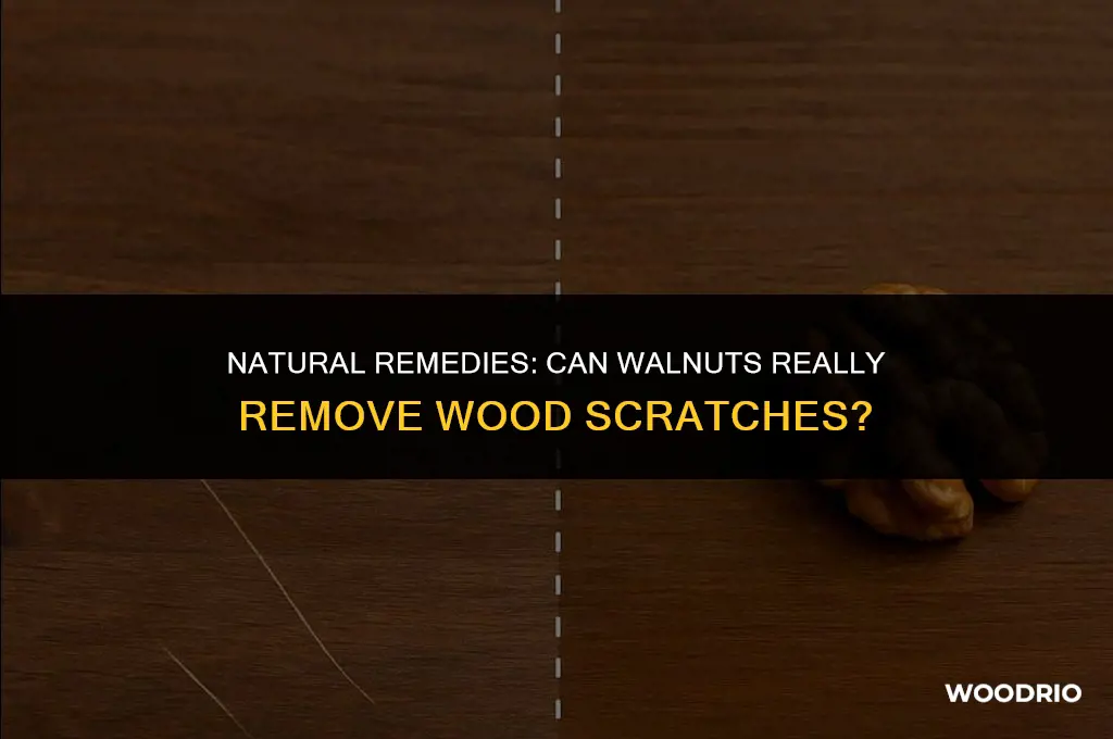 do walnuts remove wood scratches