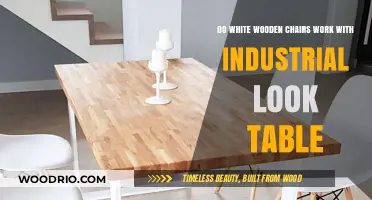 White Wooden Chairs and Industrial Tables: A Perfect Match?