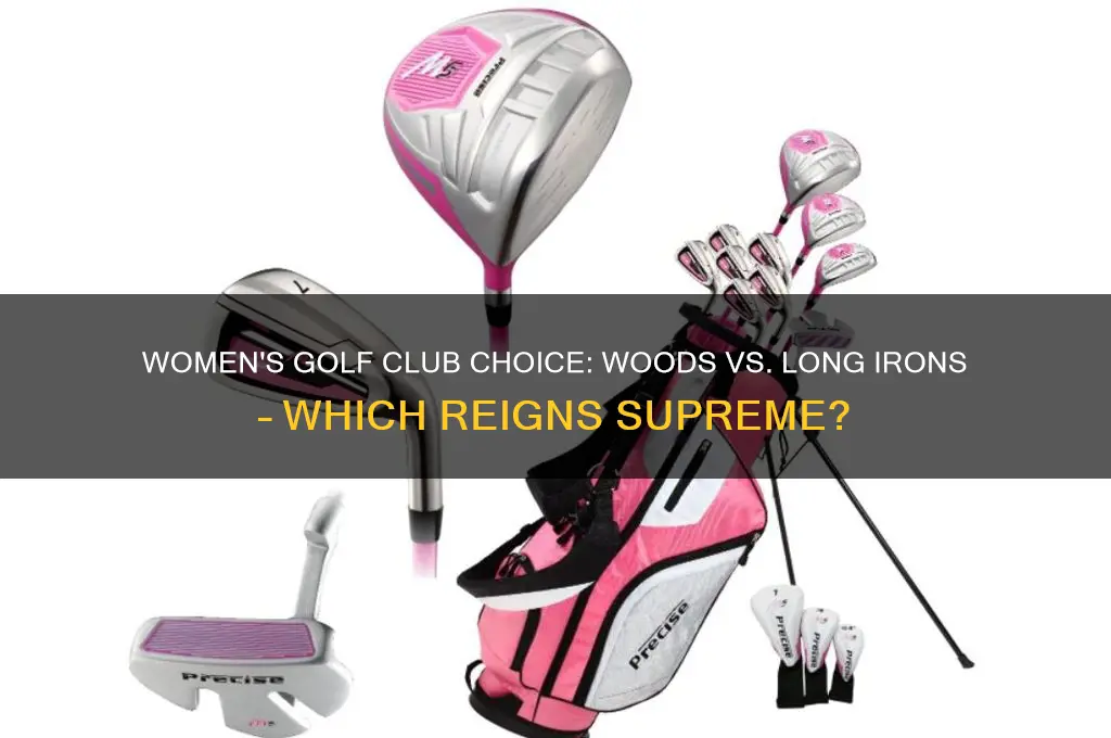 do women prefer woods over long irons