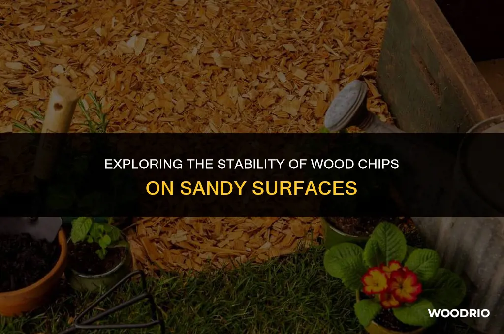 do wood chips tolurn to much on sand