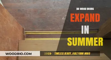 Summer Swelling: Understanding Wood Door Expansion in Warm Weather