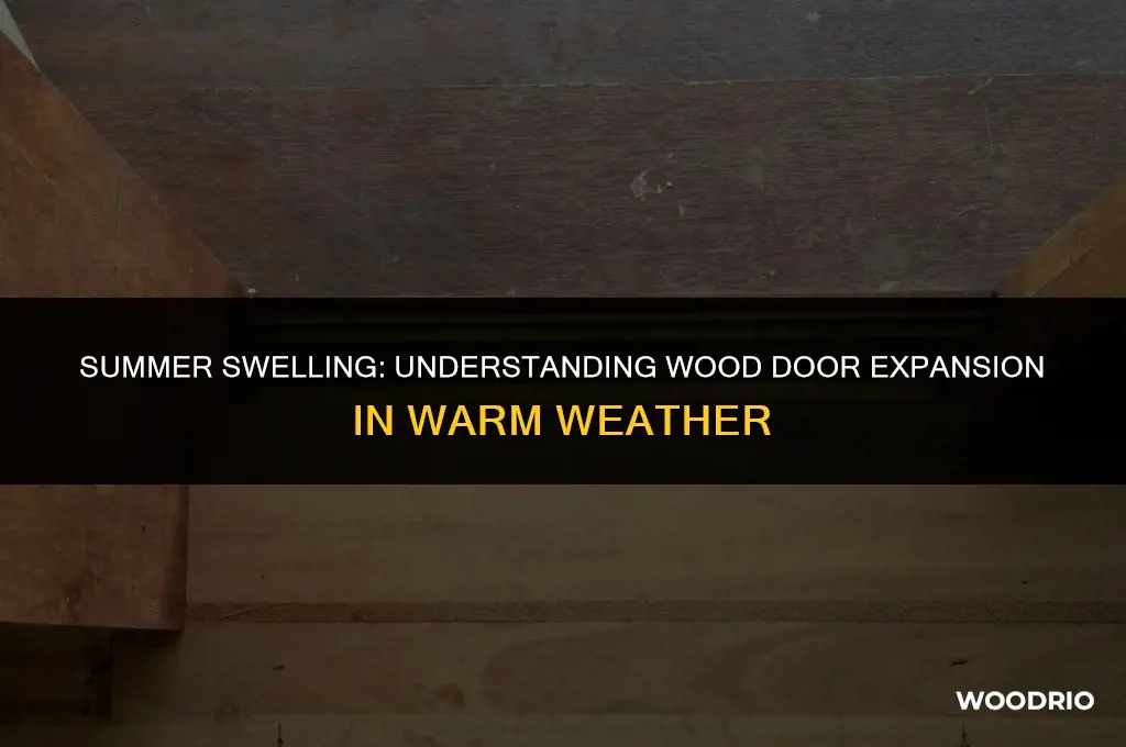 do wood doors expand in summer