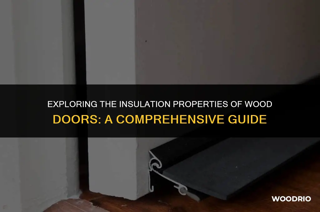 do wood doors insolate