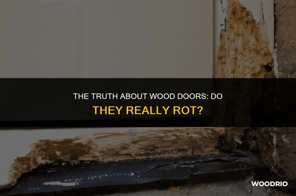 do wood doors rot