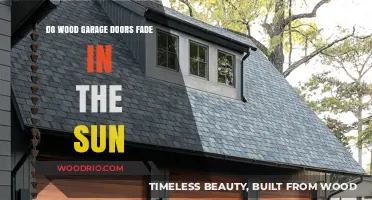 Sunlight's Impact: Fading Concerns for Wood Garage Doors