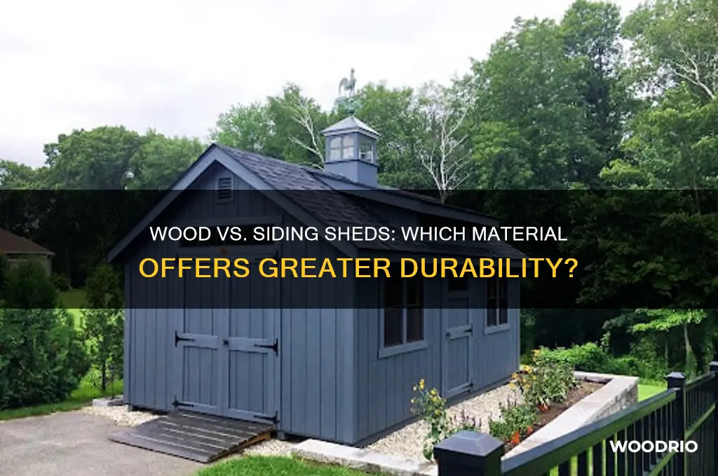 do wood or siding sheds last longer