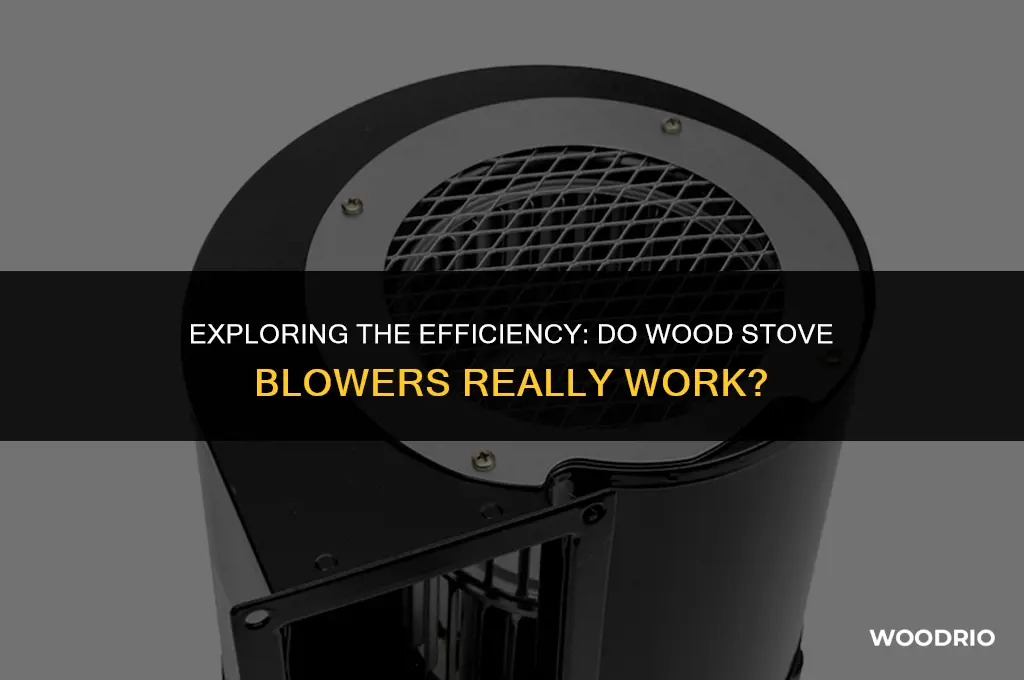 do wood stove blowers work