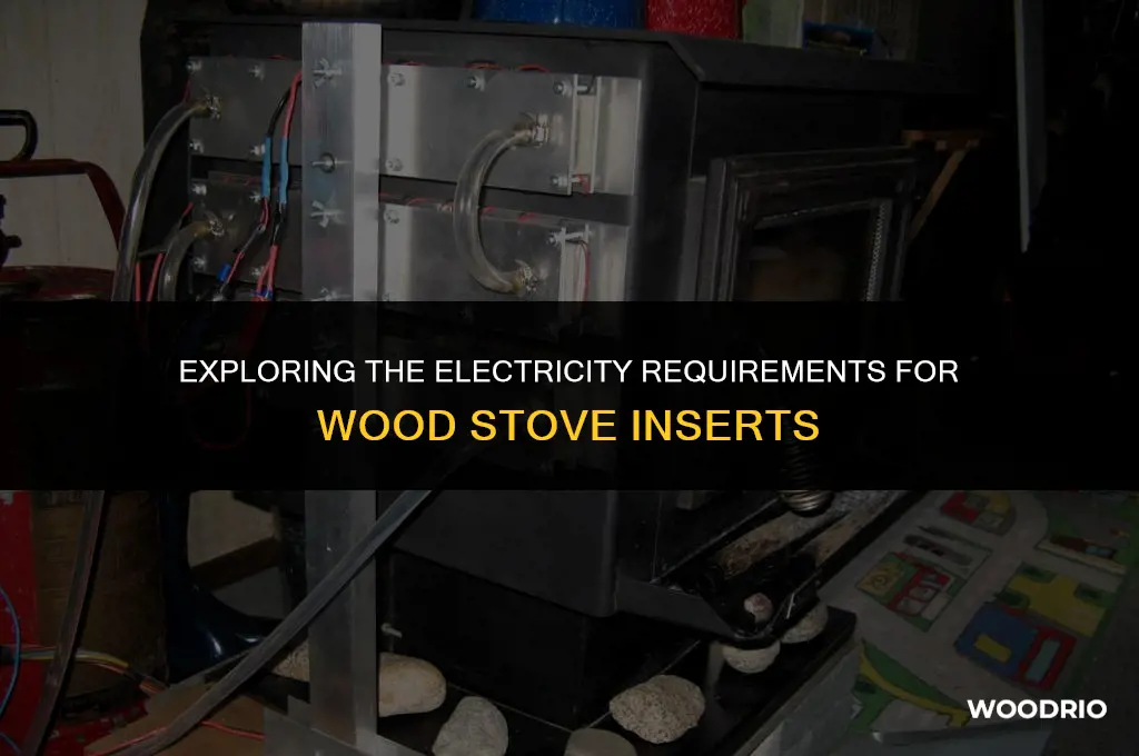 do wood stove inserts need electricity