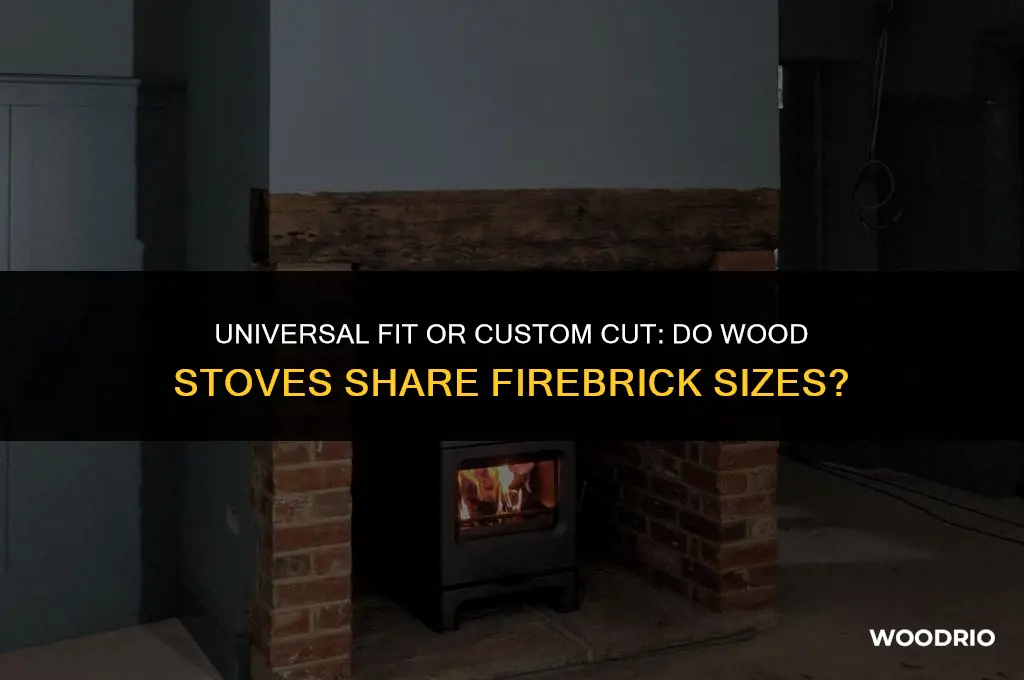 do wood stoves all uese the same size firebrick