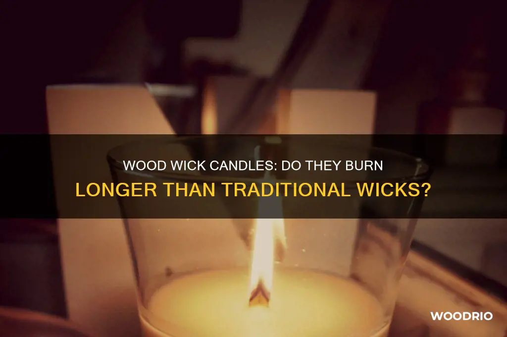 do wood wick candles last longer