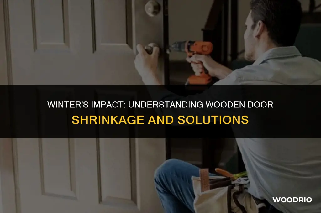 do wooden doors shrink in winter