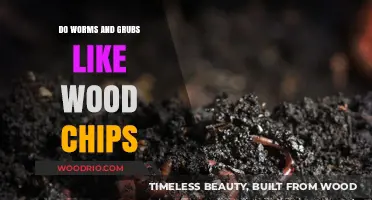 Wood Chips: A Tasty Treat for Worms and Grubs?
