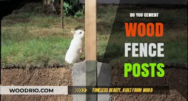 Cementing Wood Fence Posts: Essential Tips for Durability and Stability