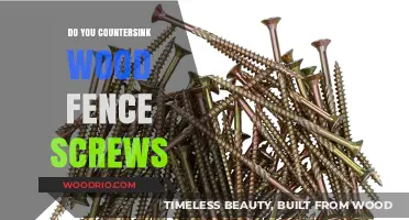 Countersinking Wood Fence Screws: Essential Tips for a Professional Finish