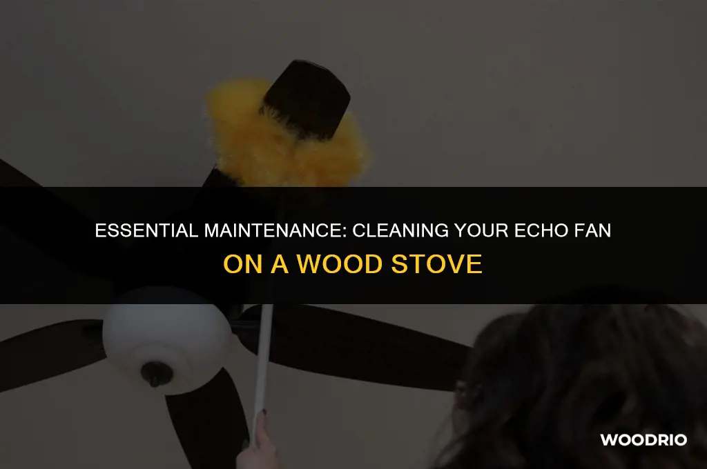 do you have to clean echo fan on wood stove