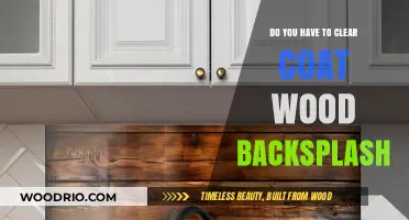 Enhancing Durability: The Essential Guide to Clear Coating Wood Backsplashes