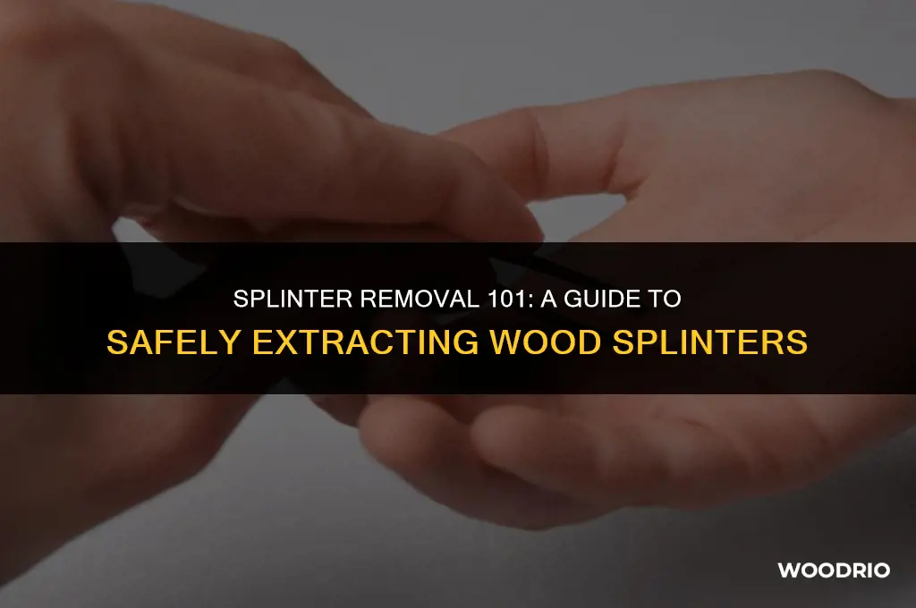 do you have to remove wood slivers