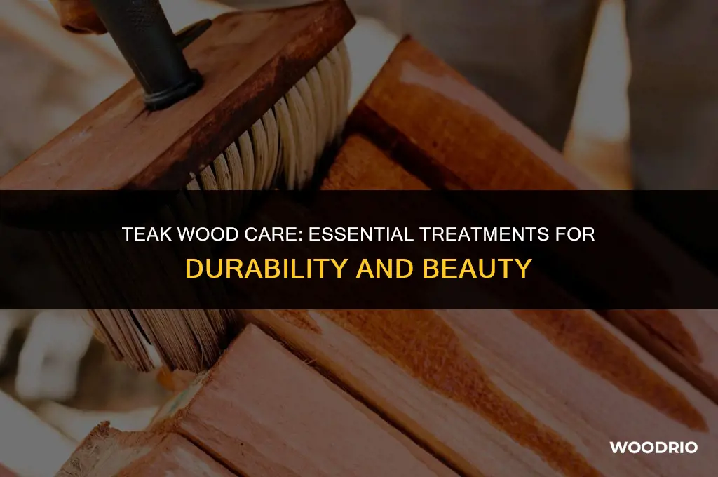 do you have to treat teak wood