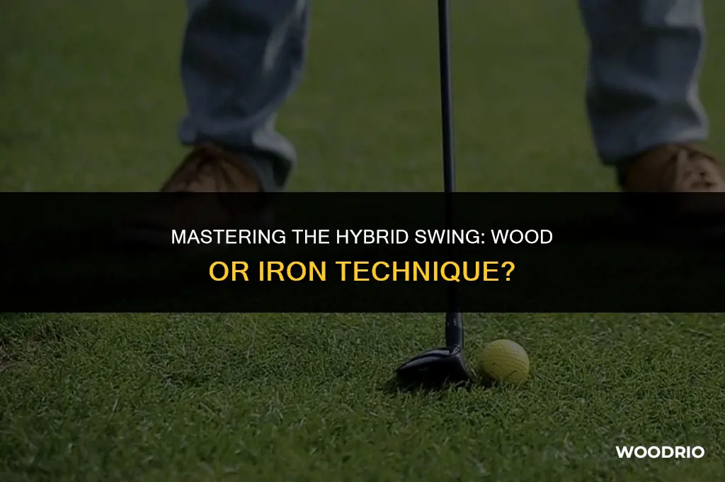 do you hit a hybrid like a wood or iron