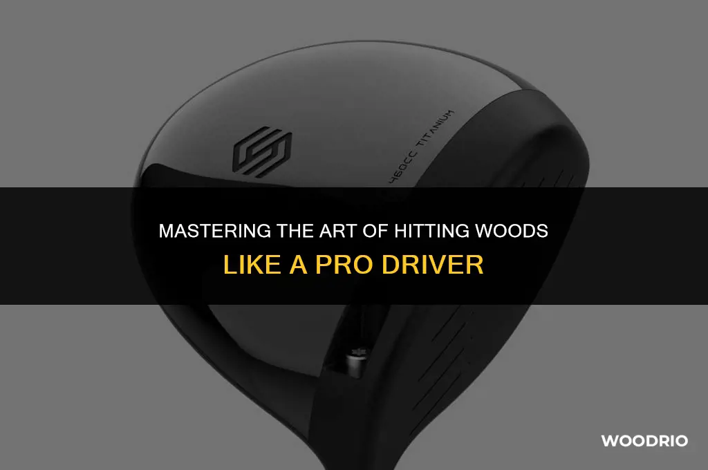do you hit woods like a driver