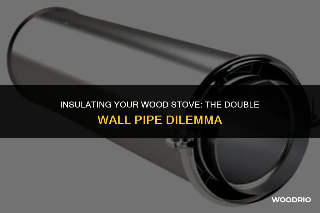 do you need double wall pipe for wood stove
