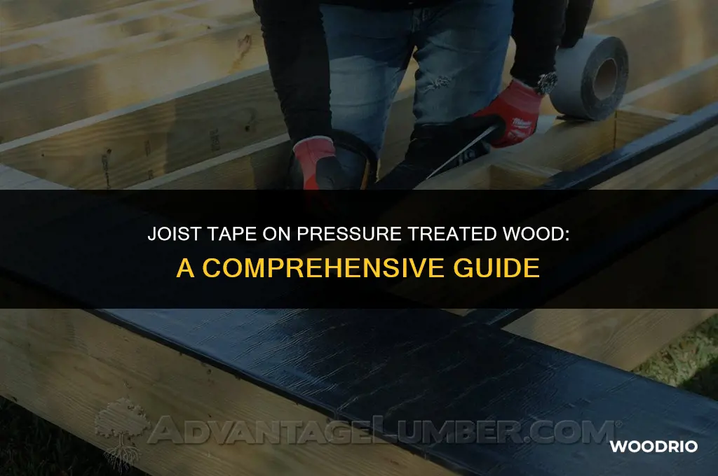 do you need joist tape on pressure treated wood
