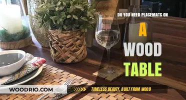Placemats on Wood Tables: Essential Protection or Unnecessary Accessory?
