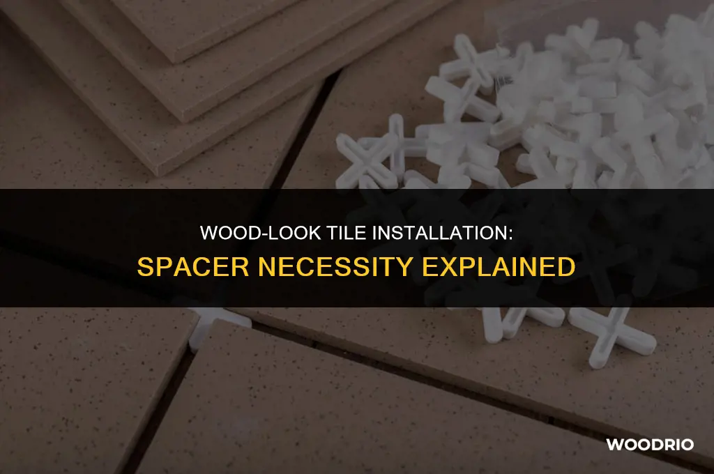 do you need spacer between tiles that look like wood