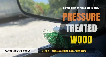 Reviving Pressure Treated Wood: A Guide to Cleaning Green Residue