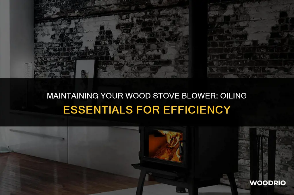 do you need to oil a wood stove blower