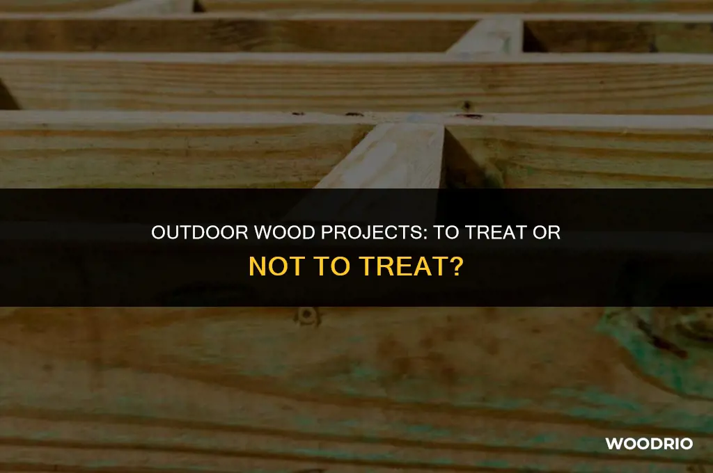 do you need treated wood for outside