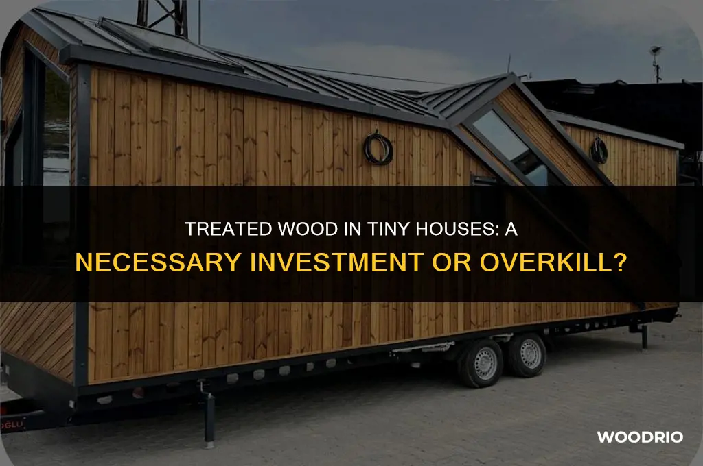 do you need treated wood tiny house