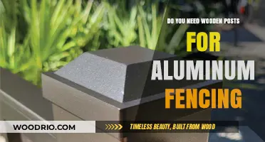 Wooden Posts for Aluminum Fencing: Are They Necessary?