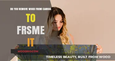 Unstretching Canvas: The Process of Removing Wood for Framing