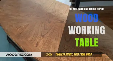 Sanding and Finishing Your Woodworking Table Top: A Complete Guide